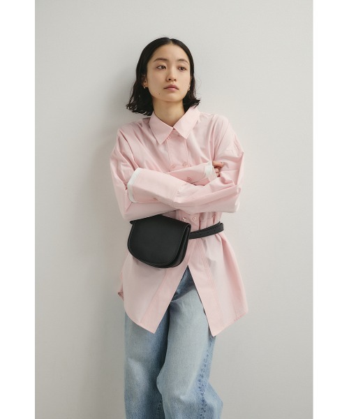 STYLEMIXER(スタイルミキサー)の「ベルテッドウエストバッグ(ボディバッグ/ウエストポーチ・レディース・ブルー/ブラック・FREE)」の14枚目の写真