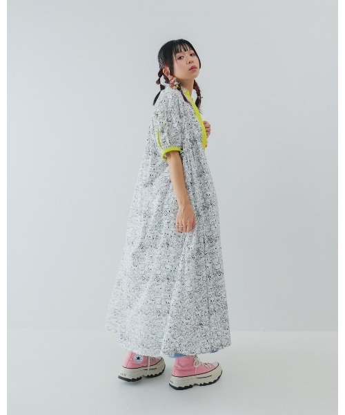 unica(ユニカ)の「manyBearカラフルシャツワンピース laides(ワンピース・レディース・オフホワイト/ブラック・F)」の21枚目の写真
