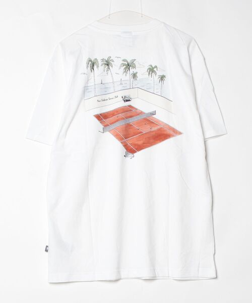NEW BALANCE(ニューバランス)の「テニスグラフィックTシャツ(Tシャツ/カットソー・メンズ・ホワイト・SMALL/MEDIUM/LARGE/X-LARGE)」の9枚目の写真