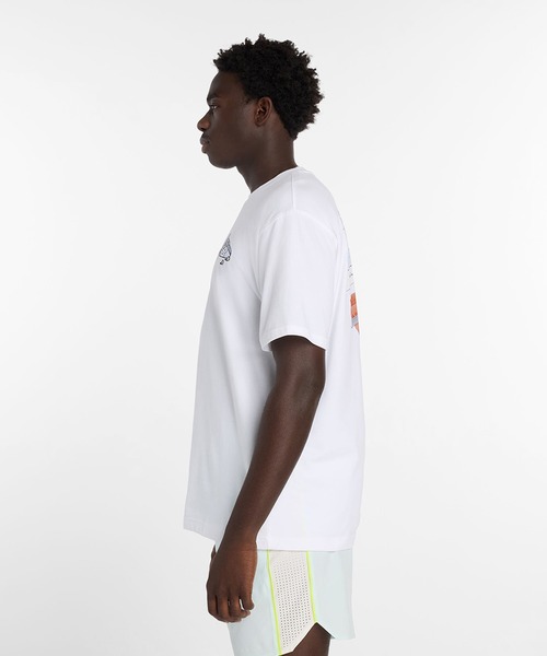 NEW BALANCE(ニューバランス)の「テニスグラフィックTシャツ(Tシャツ/カットソー・メンズ・ホワイト・SMALL/MEDIUM/LARGE/X-LARGE)」の2枚目の写真