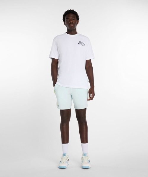 NEW BALANCE(ニューバランス)の「テニスグラフィックTシャツ(Tシャツ/カットソー・メンズ・ホワイト・SMALL/MEDIUM/LARGE/X-LARGE)」の8枚目の写真