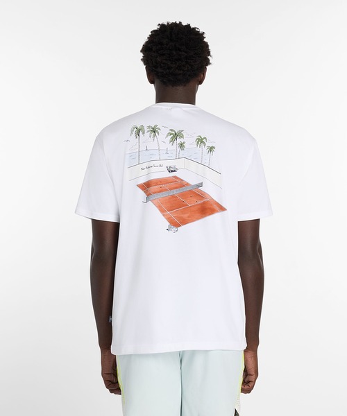 NEW BALANCE(ニューバランス)の「テニスグラフィックTシャツ(Tシャツ/カットソー・メンズ・ホワイト・SMALL/MEDIUM/LARGE/X-LARGE)」の3枚目の写真