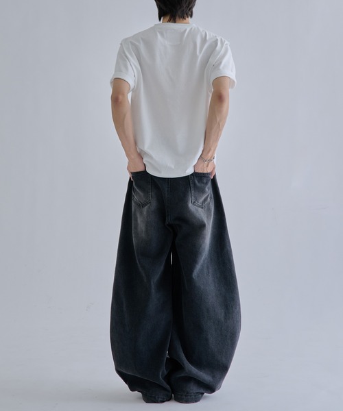 EPNK（イーピーエヌケー）の「Fade graphic tee / フェードグラフィックTee（Tシャツ/カットソー・メンズ・オフホワイト/ブラック・SMALL/MEDIUM/LARGE）」の14枚目の写真