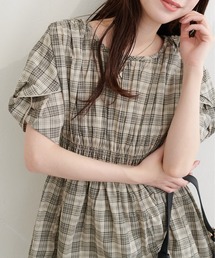 natural couture | 〈osono〉ねじり袖ペプラムチュニック(シャツ/ブラウス)