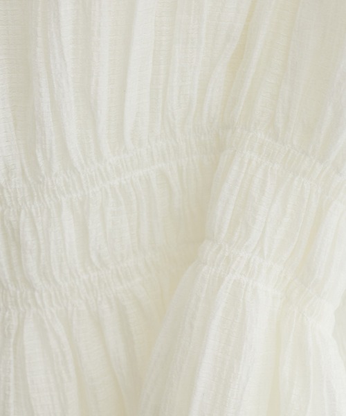 natural couture(ナチュラルクチュール)の「〈osono〉ねじり袖ペプラムチュニック(シャツ/ブラウス・レディース・その他2/その他1/ミント/ブラック/ピンク/オフホワイト/その他4/その他3・FREE)」の13枚目の写真
