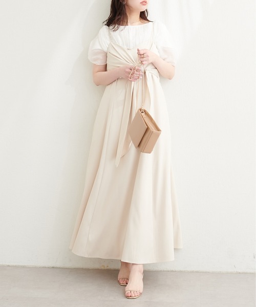 natural couture(ナチュラルクチュール)の「〈osono〉ねじり袖ペプラムチュニック(シャツ/ブラウス・レディース・その他2/その他1/ミント/ブラック/ピンク/オフホワイト/その他4/その他3・FREE)」の12枚目の写真