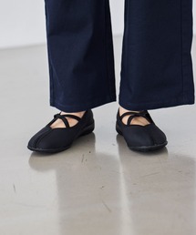 studio CLIP | 【抗菌防臭/クッションインソール】クロスゴムスニーカーバレエ(バレエシューズ)