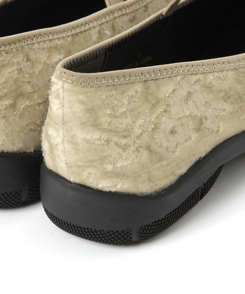 studio CLIP（スタディオクリップ）の「【抗菌防臭/クッションインソール】クロスゴムスニーカーバレエ（バレエシューズ・レディース・その他1/ブラック/ベージュ・MEDIUM/LARGE）」の18枚目の写真