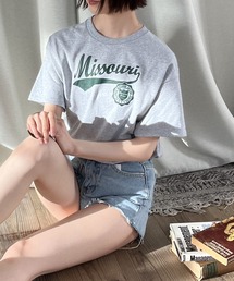 カレッジロゴアソートプリント半袖Tシャツ