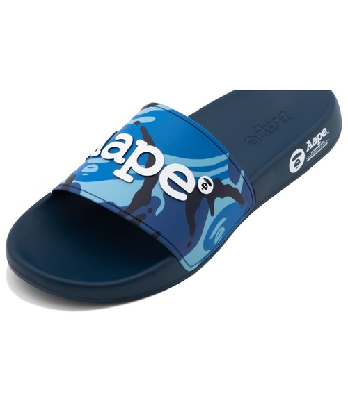 AAPE BY A BATHING APE(エーエイプバイアベイシングエイプ)の「AAPE SLIDER(サンダル・メンズ・ホワイト系その他/グリーン系その他2/ブラック系その他/ブルー系その他/レッド系その他・10/11/9/8/7/5)」の6枚目の写真
