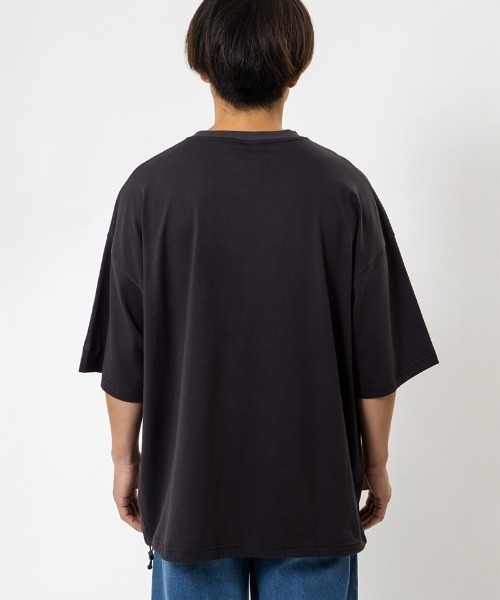 430(フォーサーティ)の「mt10444- S-S DSC BIG TEE ビッグTシャツ(26-014)(Tシャツ/カットソー・メンズ・チャコールグレー/ブラック/ブラウン/ホワイト・3/2/1/0)」の7枚目の写真