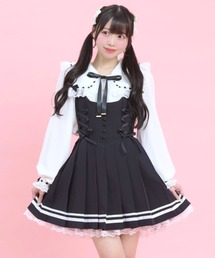 プリーツジャンパードレス