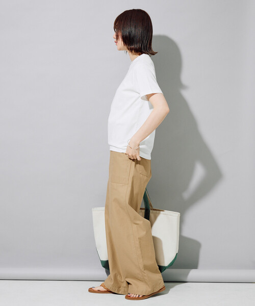 FREAK'S STORE（フリークスストア）の「限定展開　<接触冷感・吸水速乾・UVカット・抗菌・防臭>STORATECH(ストラテック) ベーシック 半袖 Tシャツ（Tシャツ/カットソー・レディース・ライトピンク/ブラック/その他13/ブラウン/チャコールグレー/オフホワイト/ブルー/ネイビー/ベージュ・MEDIUM/LARGE/SMALL）」の15枚目の写真