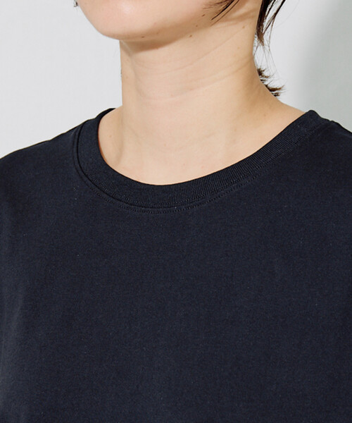 FREAK'S STORE（フリークスストア）の「限定展開　<接触冷感・吸水速乾・UVカット・抗菌・防臭>STORATECH(ストラテック) ベーシック 半袖 Tシャツ（Tシャツ/カットソー・レディース・ライトピンク/ブラック/その他13/ブラウン/チャコールグレー/オフホワイト/ブルー/ネイビー/ベージュ・MEDIUM/LARGE/SMALL）」の10枚目の写真