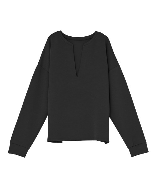 Re:EDIT（リエディ）の「[UVカット][接触冷感][シワになりにくい]マシュマロポンチスキッパートップス（Tシャツ/カットソー・レディース・ブラック/オフホワイト/杢グレー/レッド・MEDIUM/LARGE）」の22枚目の写真