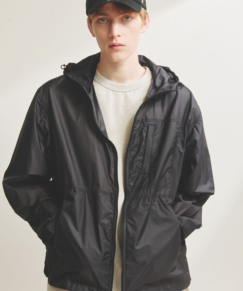 NANGA（ナンガ）の「【NANGA / ナンガ】N2610-1A005D / 26SS 軽量シアージャケット / パッカブル / 日焼け対策 / ユニセックス（ブルゾン・メンズ・ブラック/グレー・M/L）」の10枚目の写真