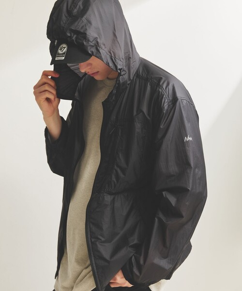 NANGA（ナンガ）の「【NANGA / ナンガ】N2610-1A005D / 26SS 軽量シアージャケット / パッカブル / 日焼け対策 / ユニセックス（ブルゾン・メンズ・ブラック/グレー・M/L）」の11枚目の写真