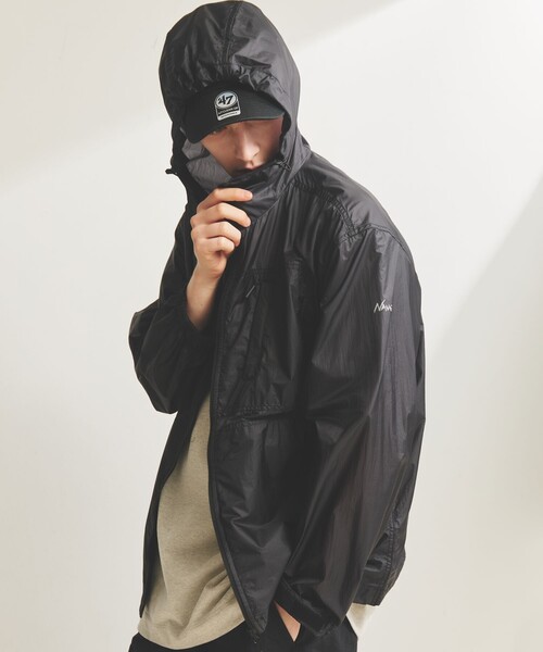 NANGA（ナンガ）の「【NANGA / ナンガ】N2610-1A005D / 26SS 軽量シアージャケット / パッカブル / 日焼け対策 / ユニセックス（ブルゾン・メンズ・ブラック/グレー・M/L）」の12枚目の写真
