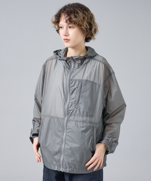 NANGA（ナンガ）の「【NANGA / ナンガ】N2610-1A005D / 26SS 軽量シアージャケット / パッカブル / 日焼け対策 / ユニセックス（ブルゾン・メンズ・ブラック/グレー・M/L）」の9枚目の写真