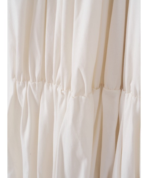 EIMY ISTOIRE(エイミーイストワール)の「RIBBON SHOULDER CUT DRESS(ワンピース・レディース・ホワイト/ライトピンク/ブラック・34/36)」の9枚目の写真