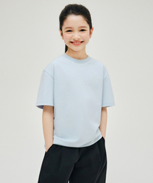 [UVプロテクション] リラックスドクルーネックTシャツ [クラウディブルー]