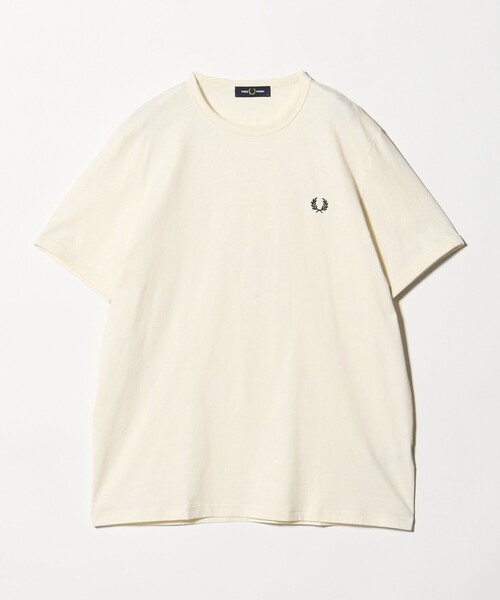 FRED PERRY（フレッドペリー）の「＜FRED PERRY＞リンガー Tシャツ（Tシャツ/カットソー・メンズ・ダークグレー/オフホワイト/ダークグリーン・M/XL/L）」の2枚目の写真