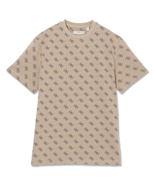 Guess(ゲス)の「JACQUARD 4G Knit Top Tシャツ 総柄(Tシャツ/カットソー・メンズ・ベージュ/ネイビー・MEDIUM/XX-LARGE/X-LARGE/LARGE/SMALL)」の8枚目の写真