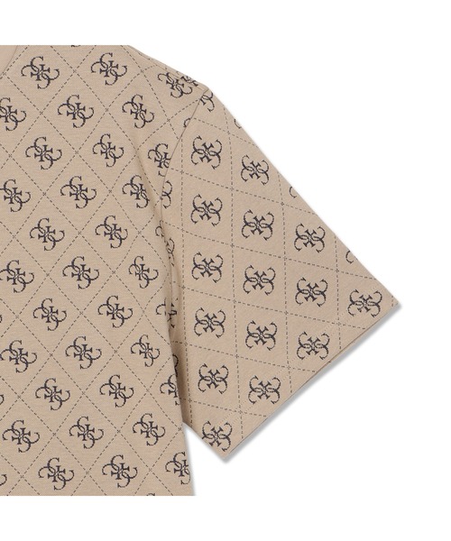 Guess(ゲス)の「JACQUARD 4G Knit Top Tシャツ 総柄(Tシャツ/カットソー・メンズ・ベージュ/ネイビー・MEDIUM/XX-LARGE/X-LARGE/LARGE/SMALL)」の5枚目の写真