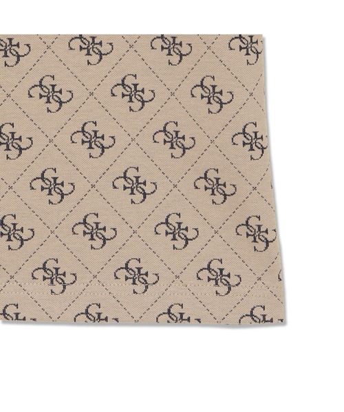 Guess(ゲス)の「JACQUARD 4G Knit Top Tシャツ 総柄(Tシャツ/カットソー・メンズ・ベージュ/ネイビー・MEDIUM/XX-LARGE/X-LARGE/LARGE/SMALL)」の4枚目の写真