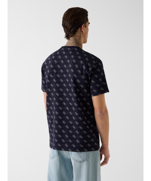 Guess(ゲス)の「JACQUARD 4G Knit Top Tシャツ 総柄(Tシャツ/カットソー・メンズ・ベージュ/ネイビー・MEDIUM/XX-LARGE/X-LARGE/LARGE/SMALL)」の16枚目の写真