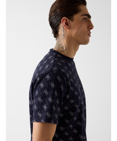 Guess(ゲス)の「JACQUARD 4G Knit Top Tシャツ 総柄(Tシャツ/カットソー・メンズ・ベージュ/ネイビー・MEDIUM/XX-LARGE/X-LARGE/LARGE/SMALL)」の15枚目の写真