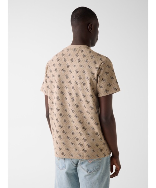 Guess(ゲス)の「JACQUARD 4G Knit Top Tシャツ 総柄(Tシャツ/カットソー・メンズ・ベージュ/ネイビー・MEDIUM/XX-LARGE/X-LARGE/LARGE/SMALL)」の12枚目の写真