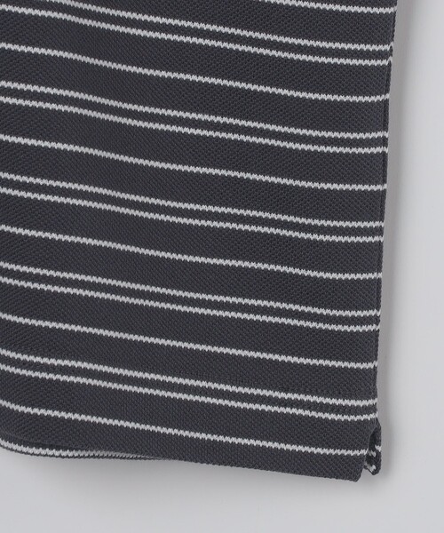 LACOSTE（ラコステ）の「【SHIPS別注】LACOSTE: マイクロ ボーダー Tシャツ（Tシャツ/カットソー・メンズ・ブラウン/ネイビー/ダークグレー・5/4/3/2）」の19枚目の写真