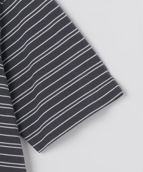 LACOSTE（ラコステ）の「【SHIPS別注】LACOSTE: マイクロ ボーダー Tシャツ（Tシャツ/カットソー・メンズ・ブラウン/ネイビー/ダークグレー・5/4/3/2）」の20枚目の写真