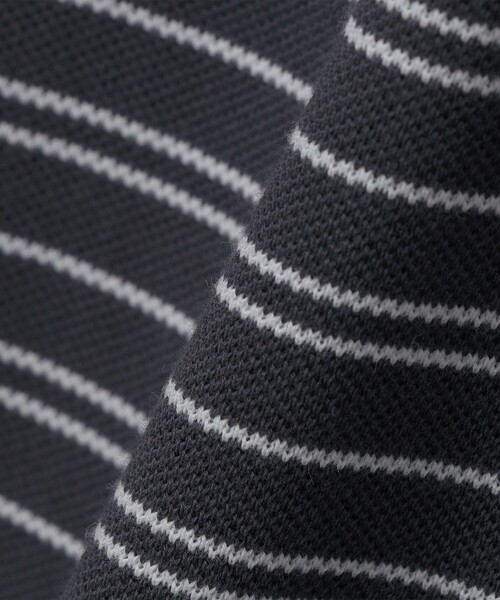 LACOSTE（ラコステ）の「【SHIPS別注】LACOSTE: マイクロ ボーダー Tシャツ（Tシャツ/カットソー・メンズ・ブラウン/ネイビー/ダークグレー・5/4/3/2）」の21枚目の写真