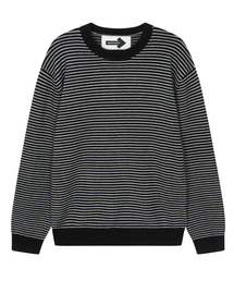 MAISON MASTER（メゾン マスター）の「ストライプニットブラック(black)（カーディガン/ボレロ）」