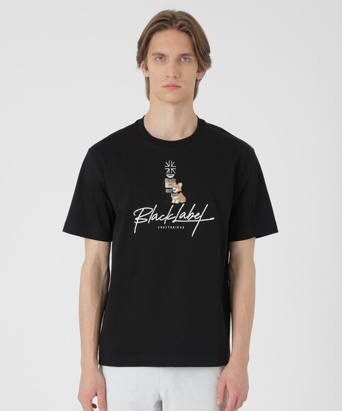 BLACK LABEL CRESTBRIDGE(ブラックレーベル・クレストブリッジ)の「ガーズマングラフィックTシャツ(Tシャツ/カットソー・メンズ・レッド系その他/ブラック/オフホワイト・L/LL/M/S)」の2枚目の写真