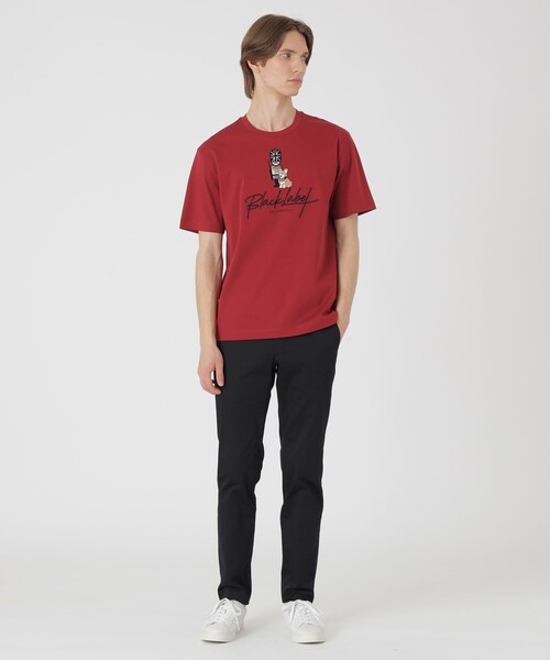 BLACK LABEL CRESTBRIDGE(ブラックレーベル・クレストブリッジ)の「ガーズマングラフィックTシャツ(Tシャツ/カットソー・メンズ・レッド系その他/ブラック/オフホワイト・L/LL/M/S)」の9枚目の写真