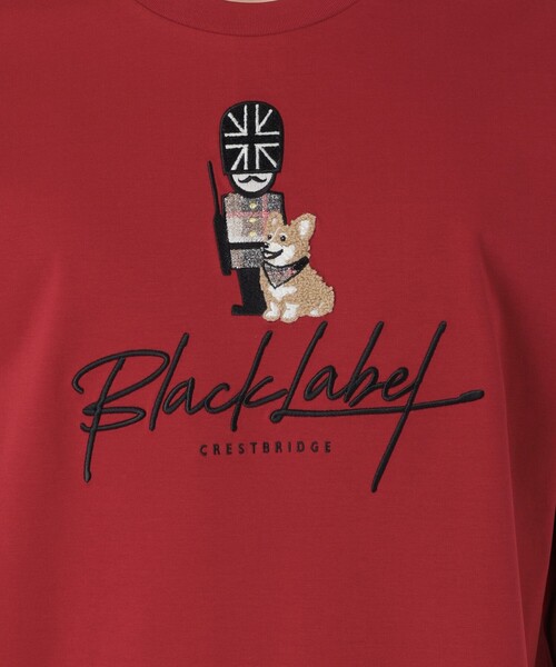 BLACK LABEL CRESTBRIDGE(ブラックレーベル・クレストブリッジ)の「ガーズマングラフィックTシャツ(Tシャツ/カットソー・メンズ・レッド系その他/ブラック/オフホワイト・L/LL/M/S)」の6枚目の写真