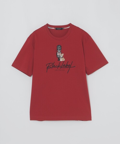 BLACK LABEL CRESTBRIDGE(ブラックレーベル・クレストブリッジ)の「ガーズマングラフィックTシャツ(Tシャツ/カットソー・メンズ・レッド系その他/ブラック/オフホワイト・L/LL/M/S)」の5枚目の写真
