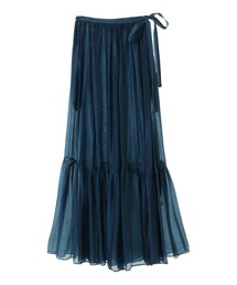 【CURRENTAGE/カレンテージ】Silk capra skirt