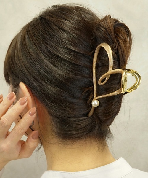 セール】エポハートモチーフバンスクリップ（バレッタ/ヘアクリップ