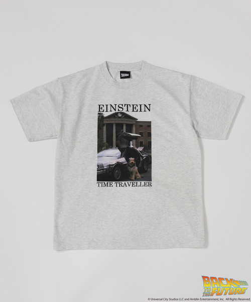 JOURNAL STANDARD relume(ジャーナルスタンダード レリューム)の「BACK TO THE FUTURE / バックトゥザフューチャー 別注 ムービー プリントT(Tシャツ/カットソー・メンズ・ホワイト/ライトグレー/ブラックミックス/ブラック・LARGE/MEDIUM)」の4枚目の写真