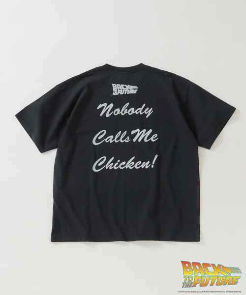 JOURNAL STANDARD relume(ジャーナルスタンダード レリューム)の「BACK TO THE FUTURE / バックトゥザフューチャー 別注 ムービー プリントT(Tシャツ/カットソー・メンズ・ホワイト/ライトグレー/ブラックミックス/ブラック・LARGE/MEDIUM)」の5枚目の写真