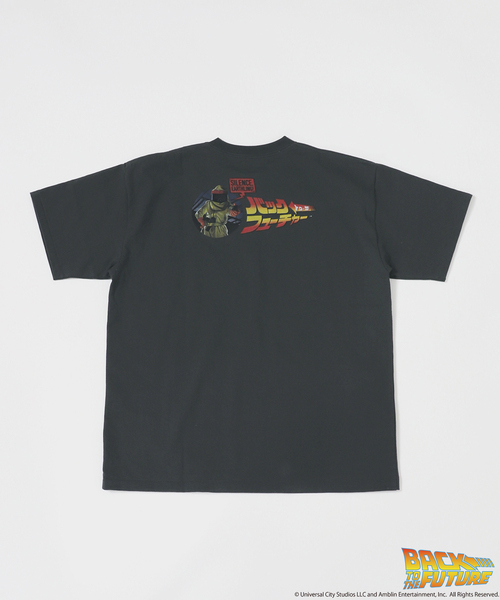JOURNAL STANDARD relume(ジャーナルスタンダード レリューム)の「BACK TO THE FUTURE / バックトゥザフューチャー 別注 ムービー プリントT(Tシャツ/カットソー・メンズ・ホワイト/ライトグレー/ブラックミックス/ブラック・LARGE/MEDIUM)」の6枚目の写真