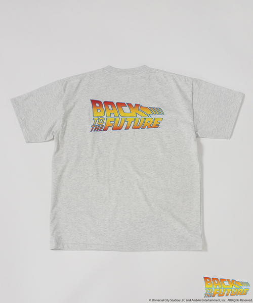 JOURNAL STANDARD relume(ジャーナルスタンダード レリューム)の「BACK TO THE FUTURE / バックトゥザフューチャー 別注 ムービー プリントT(Tシャツ/カットソー・メンズ・ホワイト/ライトグレー/ブラックミックス/ブラック・LARGE/MEDIUM)」の7枚目の写真