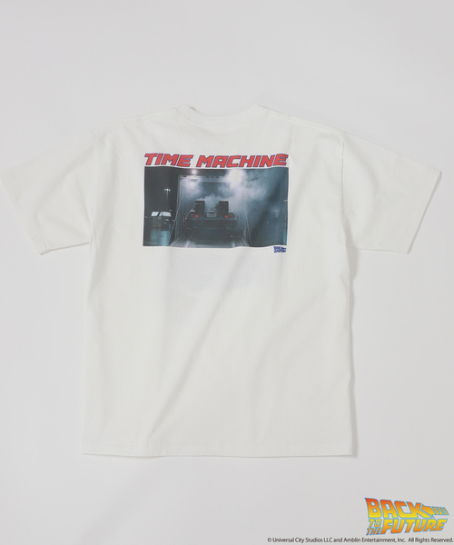JOURNAL STANDARD relume(ジャーナルスタンダード レリューム)の「BACK TO THE FUTURE / バックトゥザフューチャー 別注 ムービー プリントT(Tシャツ/カットソー・メンズ・ホワイト/ライトグレー/ブラックミックス/ブラック・LARGE/MEDIUM)」の8枚目の写真