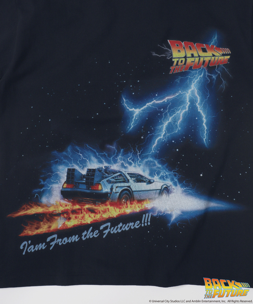 JOURNAL STANDARD relume(ジャーナルスタンダード レリューム)の「BACK TO THE FUTURE / バックトゥザフューチャー 別注 ムービー プリントT(Tシャツ/カットソー・メンズ・ホワイト/ライトグレー/ブラックミックス/ブラック・LARGE/MEDIUM)」の9枚目の写真