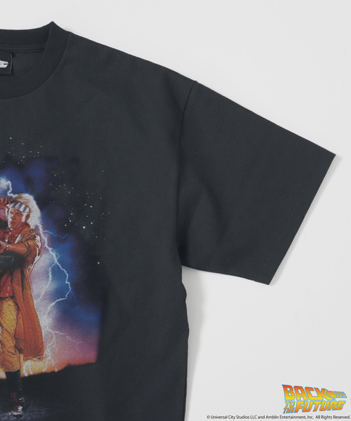JOURNAL STANDARD relume(ジャーナルスタンダード レリューム)の「BACK TO THE FUTURE / バックトゥザフューチャー 別注 ムービー プリントT(Tシャツ/カットソー・メンズ・ホワイト/ライトグレー/ブラックミックス/ブラック・LARGE/MEDIUM)」の13枚目の写真