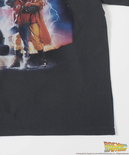 JOURNAL STANDARD relume(ジャーナルスタンダード レリューム)の「BACK TO THE FUTURE / バックトゥザフューチャー 別注 ムービー プリントT(Tシャツ/カットソー・メンズ・ホワイト/ライトグレー/ブラックミックス/ブラック・LARGE/MEDIUM)」の14枚目の写真